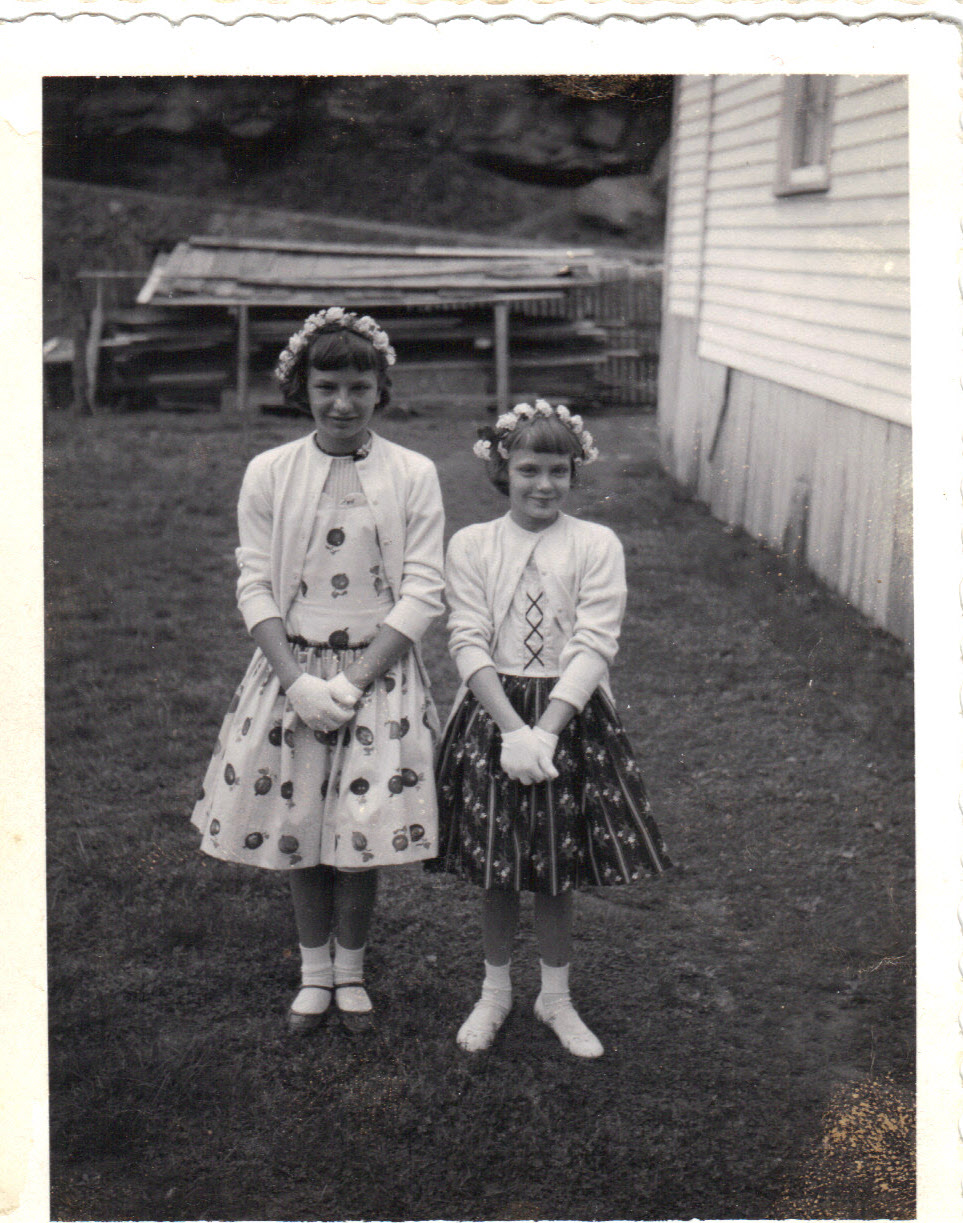 Nancy & Kay Easter 1957